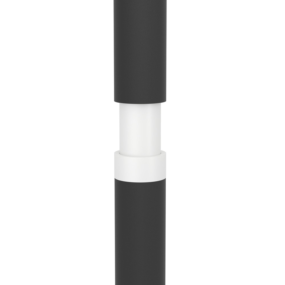 Sleek floor lamp Parabita black and white