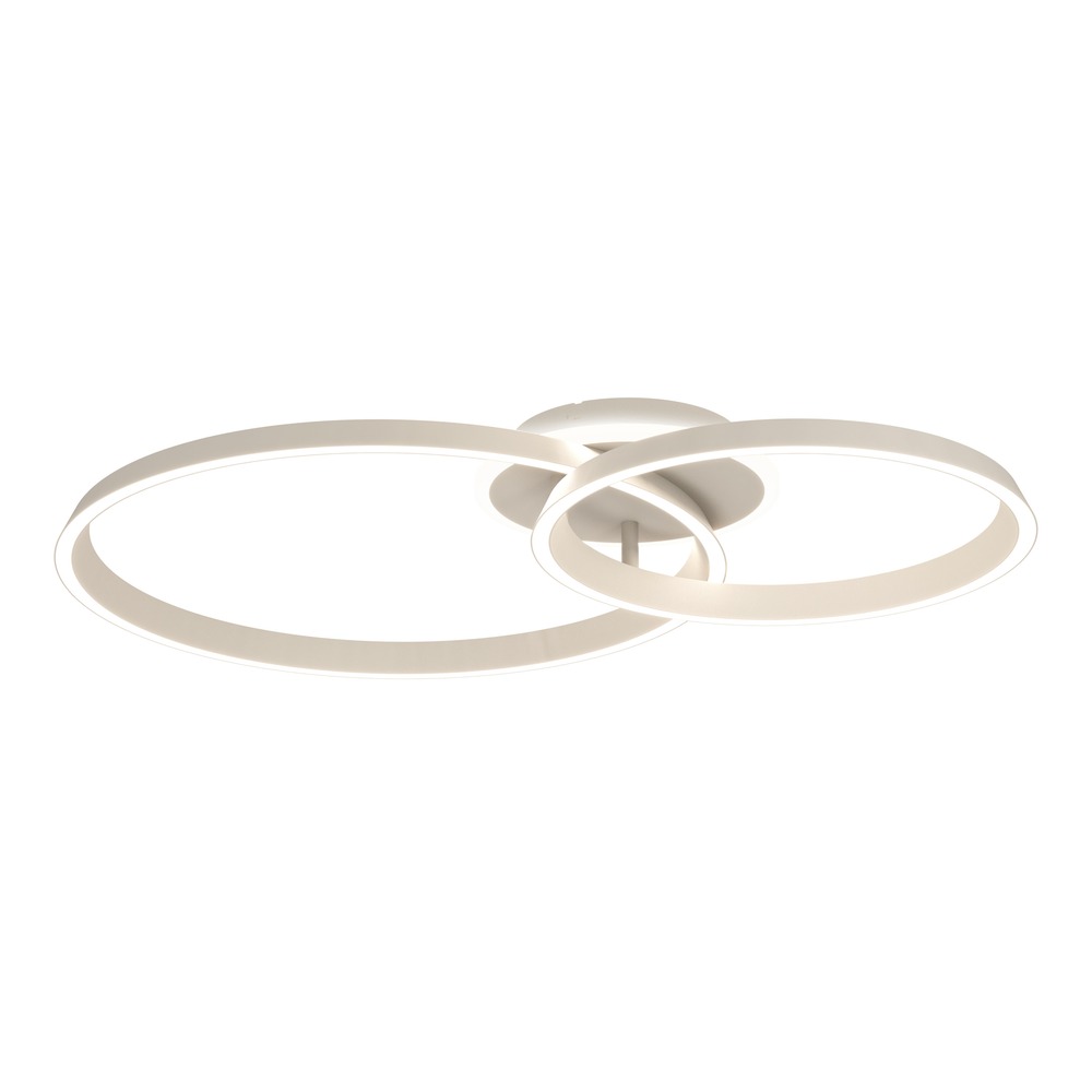 Modern ceiling lamp Girifalco sand brown 67 x 48cm