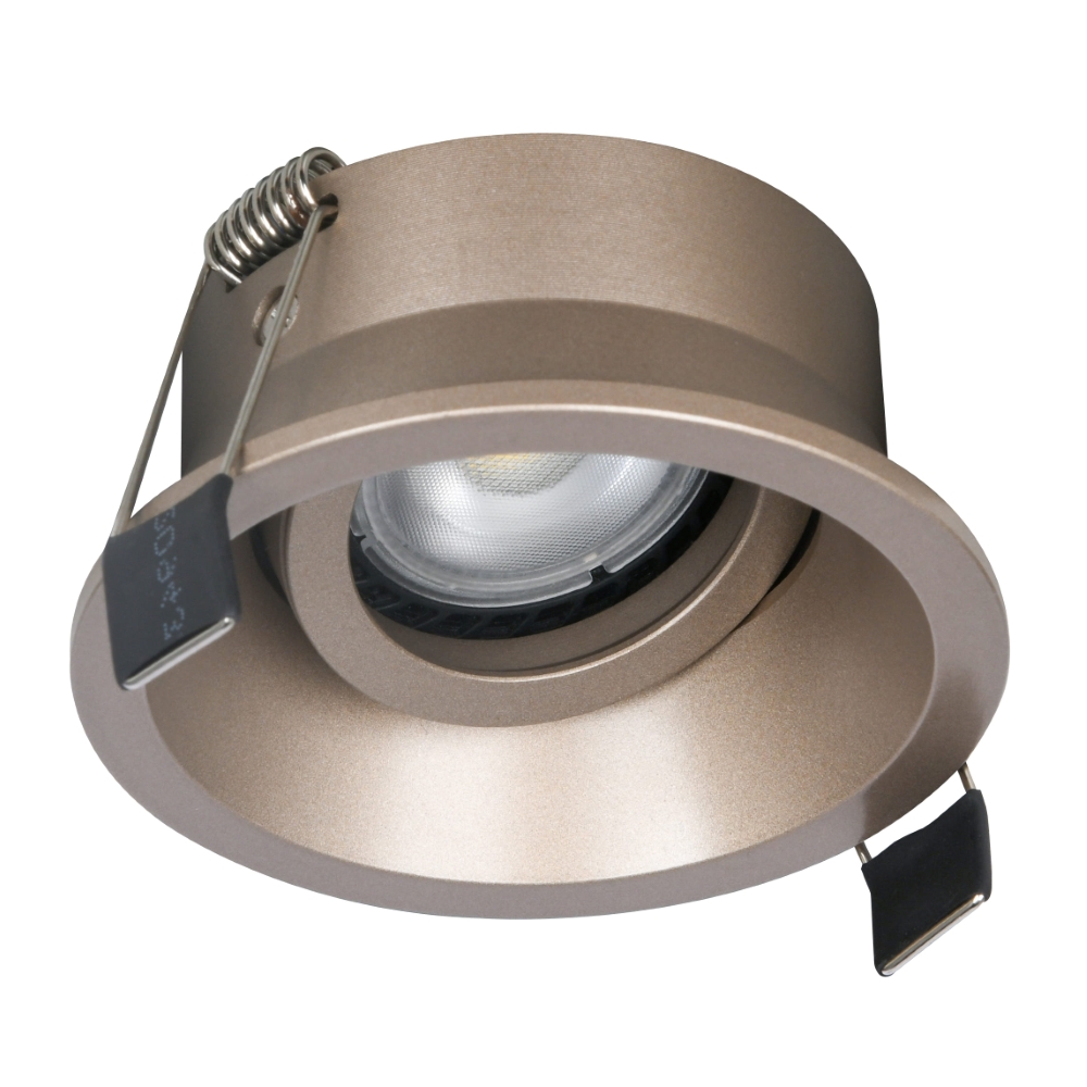 Round recessed spotlight Roura champagne Artdelight 8720701103542