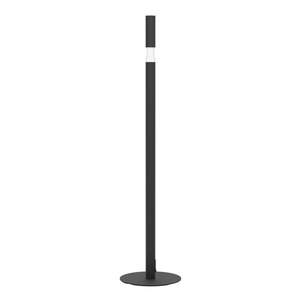 Sleek floor lamp Parabita black and white