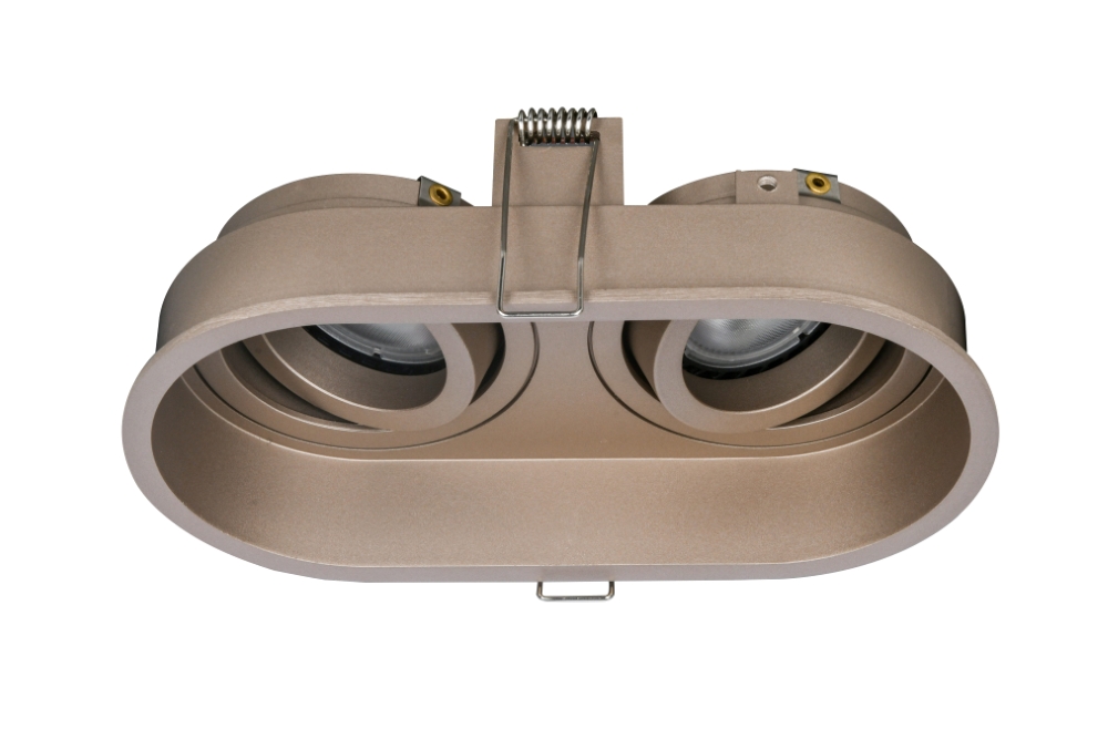 Double recessed spotlight Rex champagne Artdelight 8720701103535
