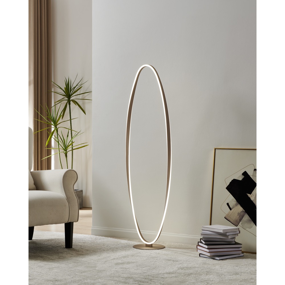 Design floor lamp Camerota sand brown Eglo 9008606391363
