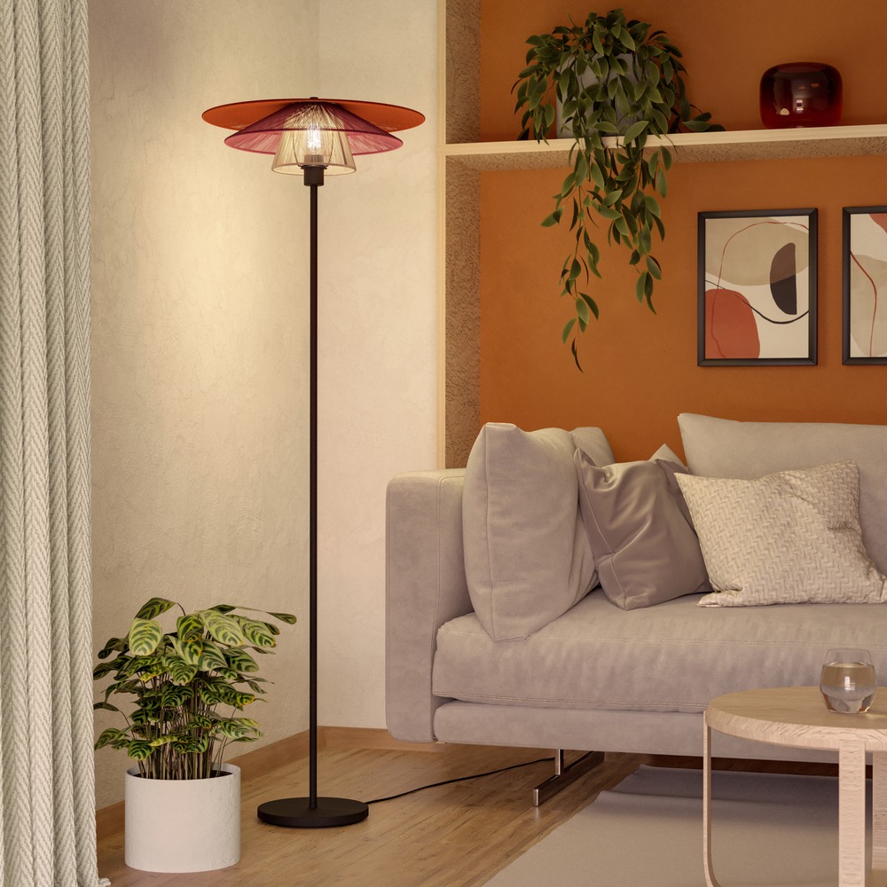 Wire lamp Pignona floor coloured Eglo 9008606391189