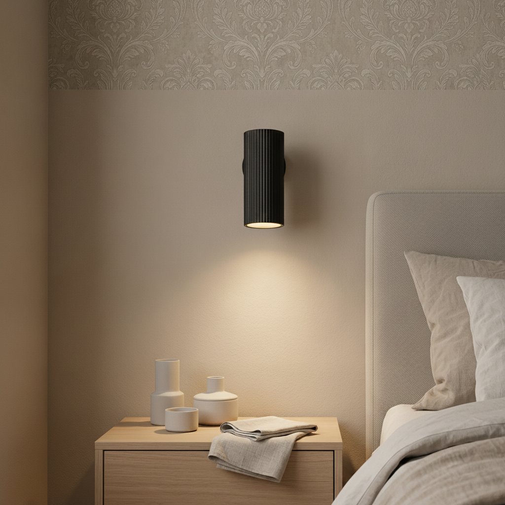 Wall spotlight Comet black