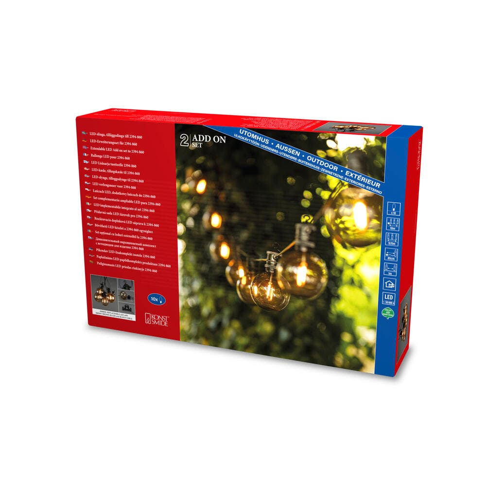 Light chain Partylight Extension set for 2394-860 KonstSmide 7318300026761