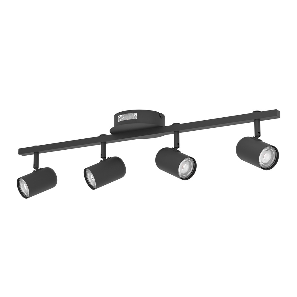 Surface-mounted spot Montemurro 4-light black Eglo 9008606392223