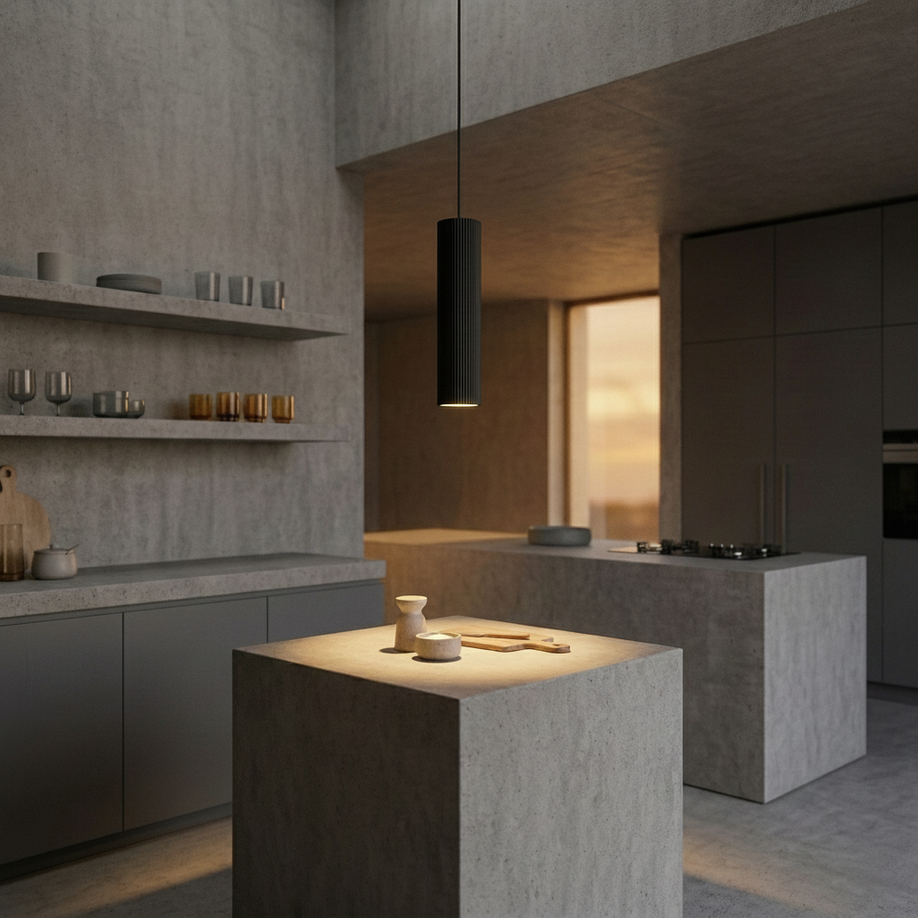 Pendant lamp Comet black