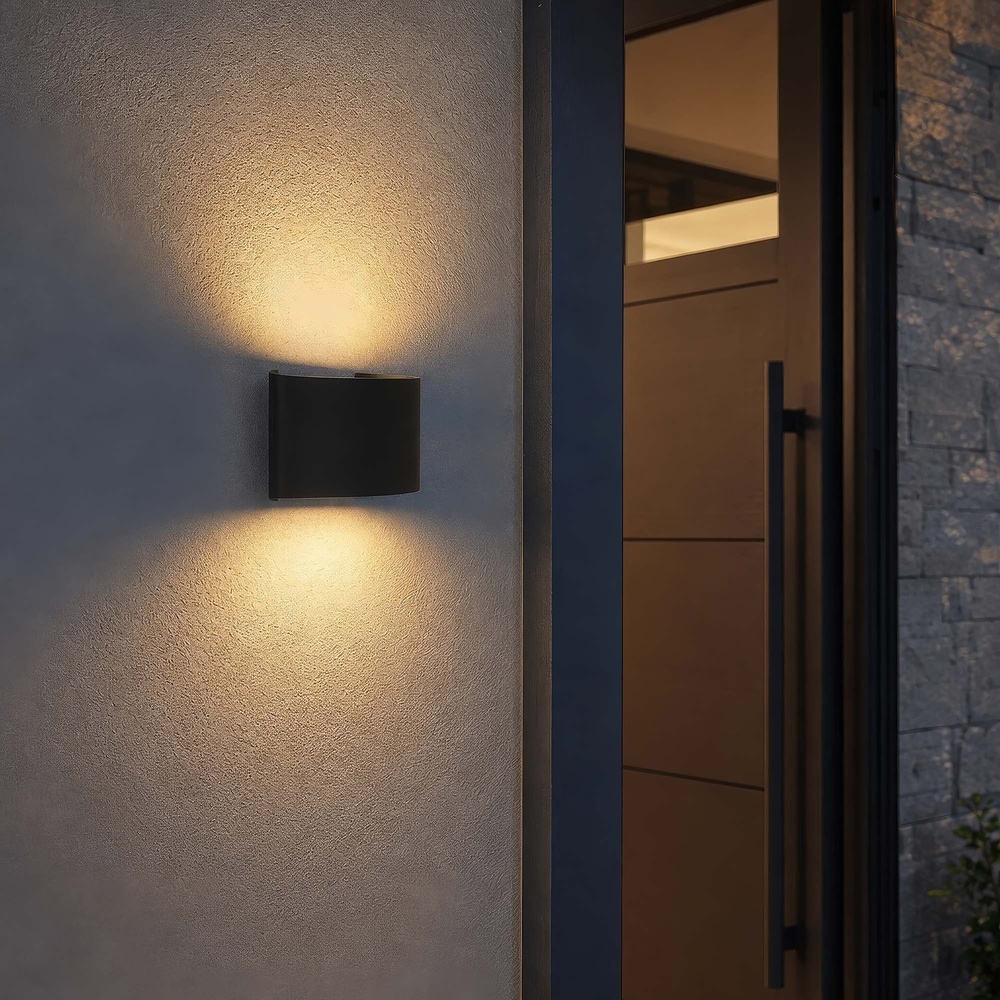 Design wall lamp Menton 12cm black Searchlight 5,05342E+12