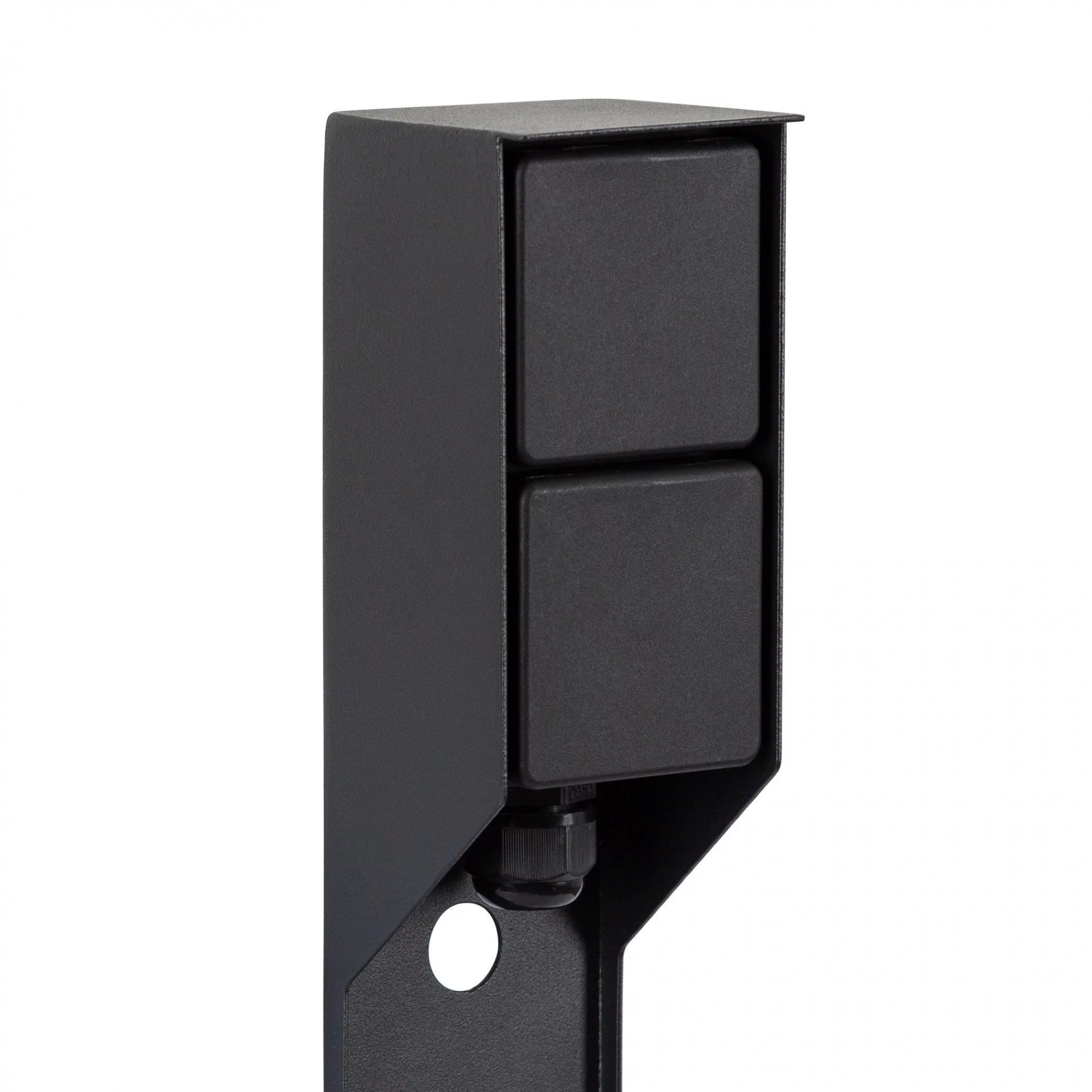 Socket Double Black with wedge KS Verlichting 8714732777209