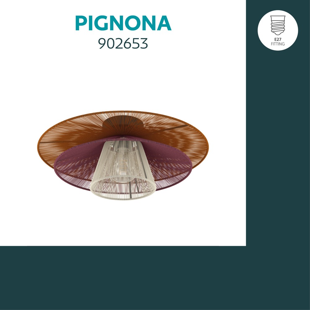 Wire lamp Pignona ceiling colored Eglo 9008606391141