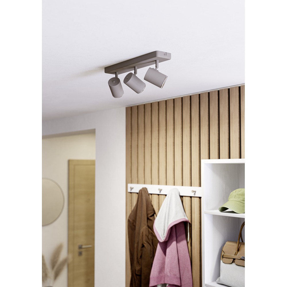 Surface-mounted spot 3-lights Consuma 1 sand brown Eglo 9008606397297