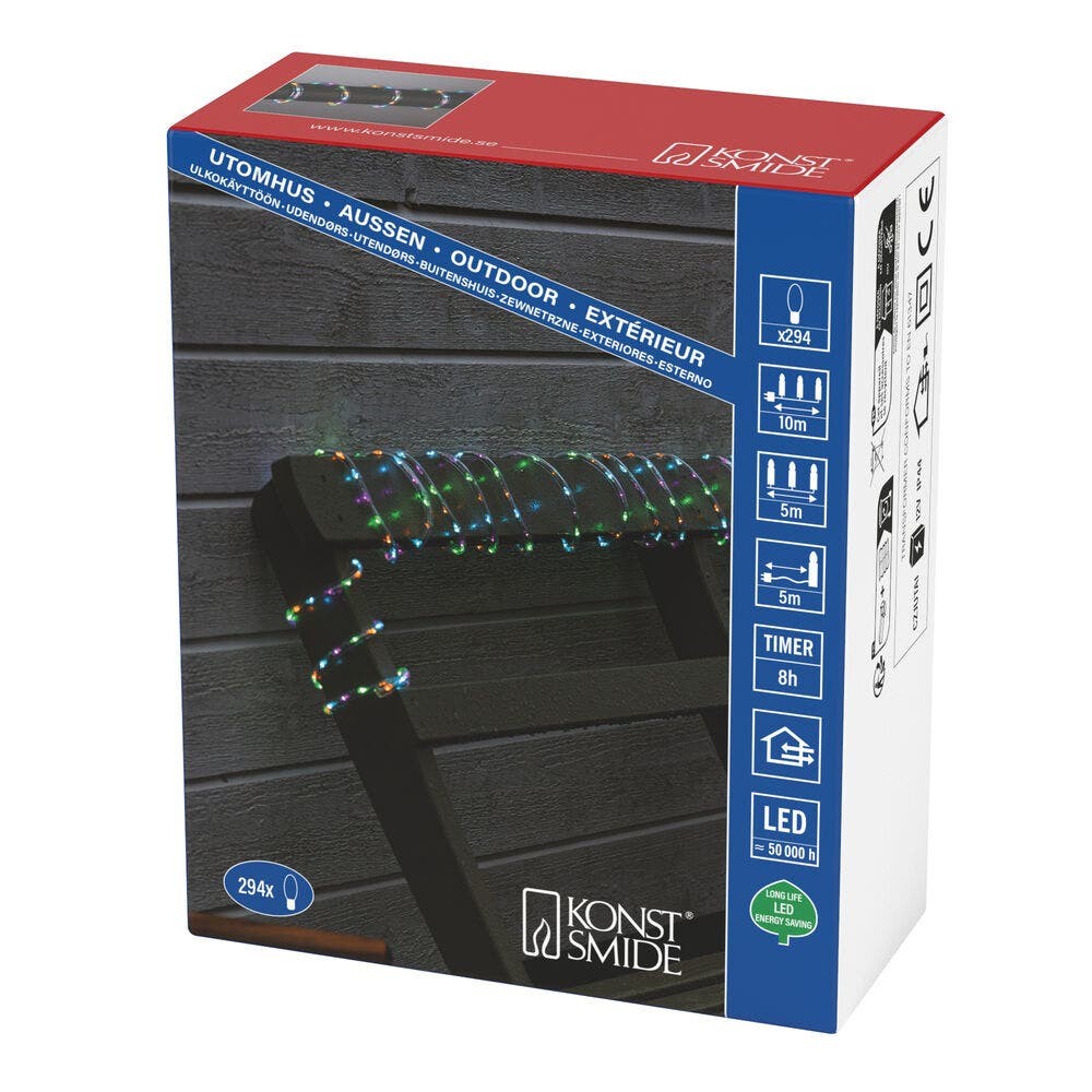 Light chain Mini Rope 5 meters - multicolor KonstSmide 7318300030164
