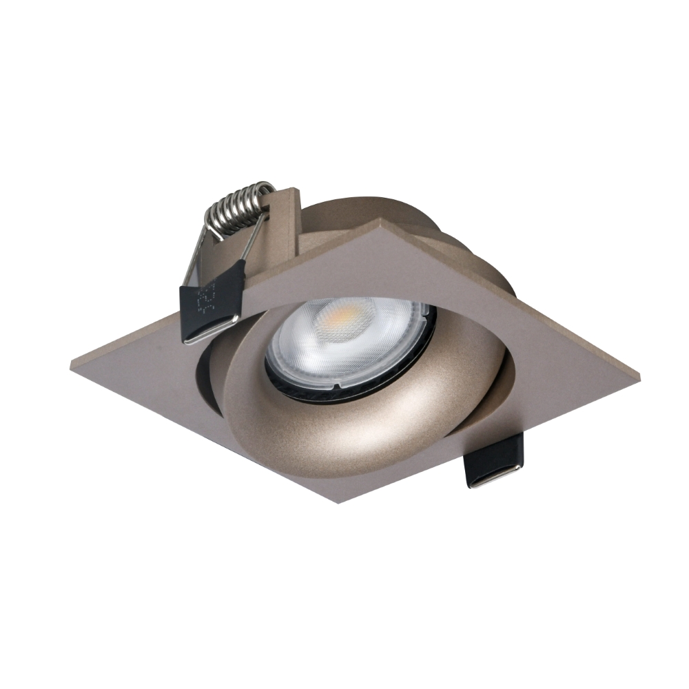 Square recessed spotlight Alice champagne Artdelight 8720701103337