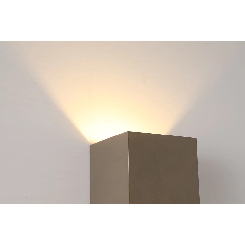 Square wall lamp Sifor dark champagne Lyora 5053423285214