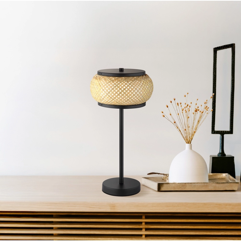 Table lamp Bambora with bamboo Globo 9007371572861