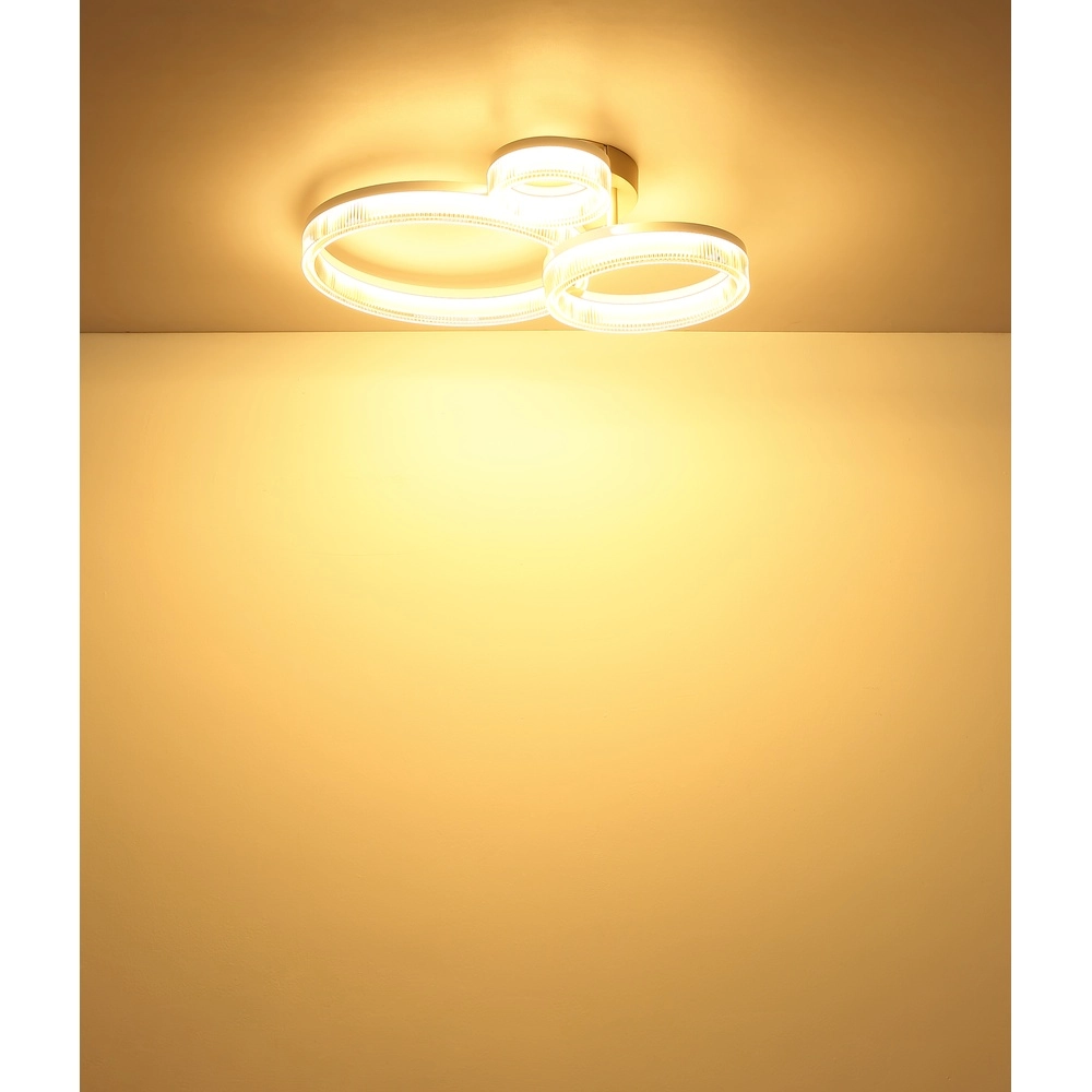 Modern ceiling lamp Zara sand brown 51cm Globo 9007371579068