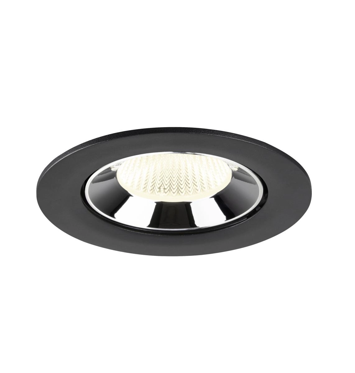 Recessed spotlight Numinos Gimble L black/chrome 4000K - 40deg SLV 4024163310109