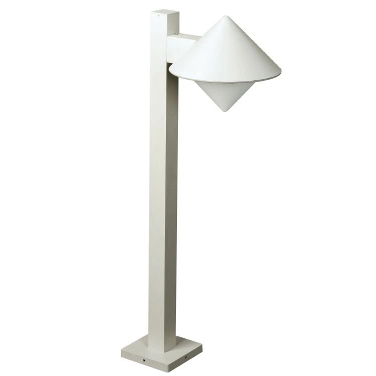 Floor lamp outdoor white Triangle down