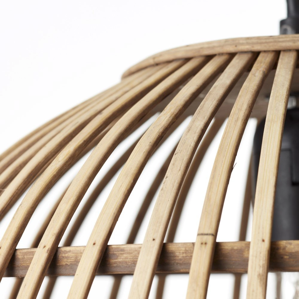 Rattan hanging lamp Padget Ø 42cm Brilliant 4004353351617
