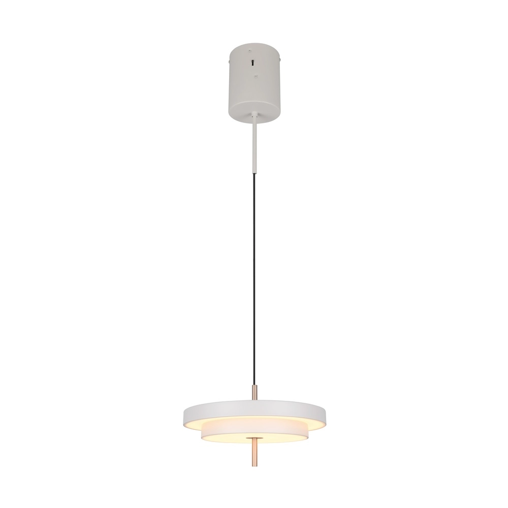Design pendant lamp Keaton white Ø 40cm Trio 4017807653373