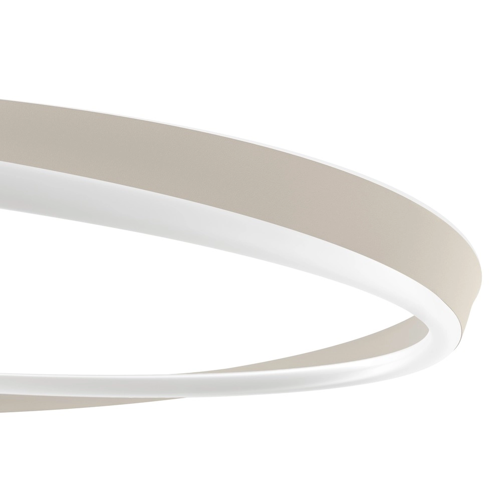 Design pendant lamp Camerota sand brown Ø 57cm