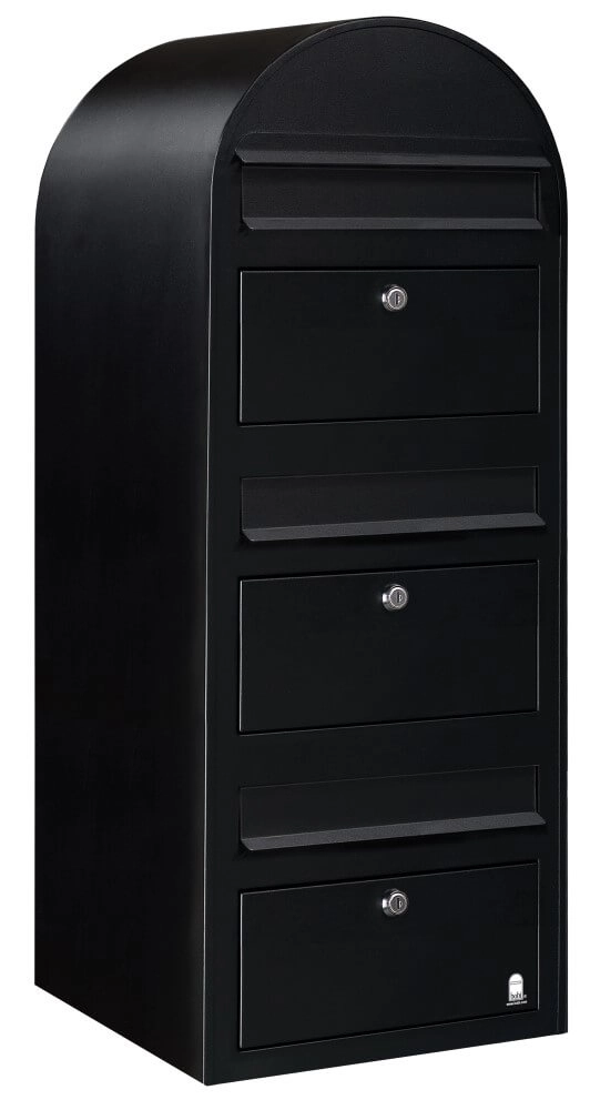 Mailbox Trio 9005 Structure black