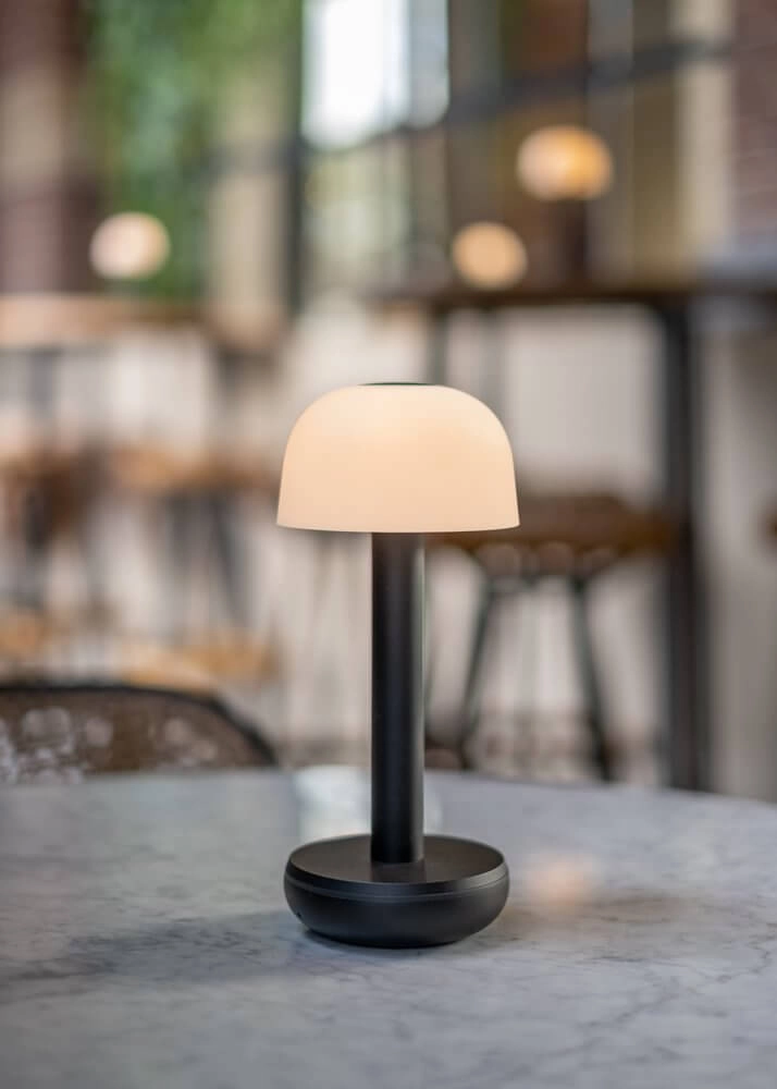 Rechargeable table lamp Two Black Frosted Humble 7446023311366