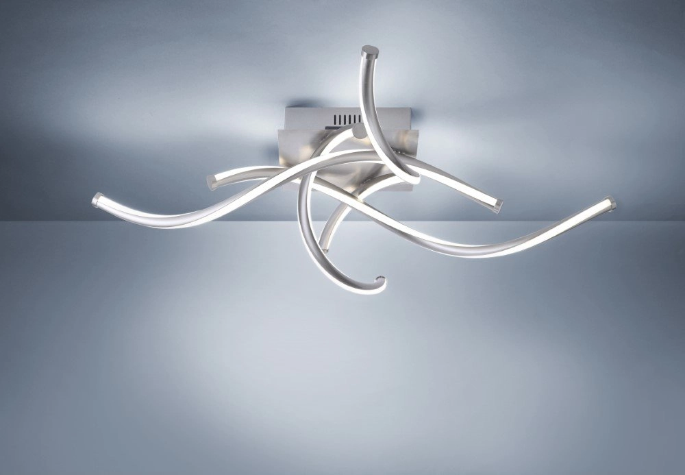 Smart ceiling lamp Q-Malina 4x12.5w - 2700-5000K metallic gray Paul Neuhaus 4012248324677