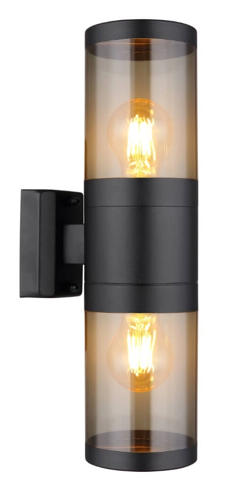 Black outdoor lamp Xeloo 2x E27
