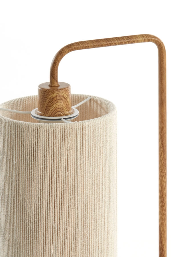 Japandi table lamp Donio Light wood print Light & Living 8717807710088
