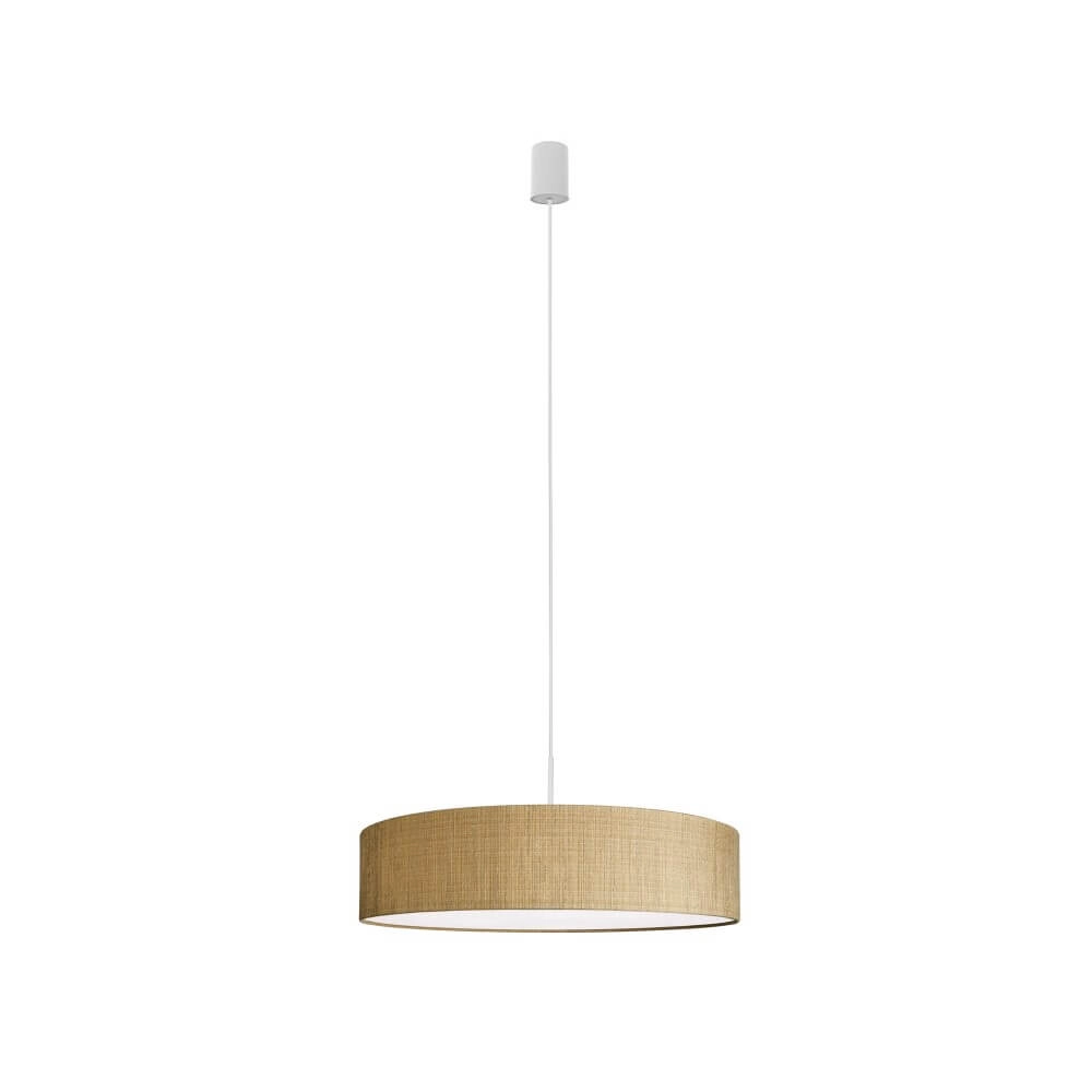 Gold hanging lamp Turda Ø 65cm