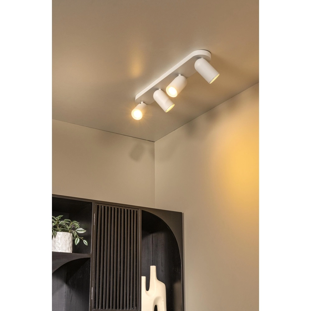 Ceiling spotlight Punch 4-light white Lucide 5411212134462