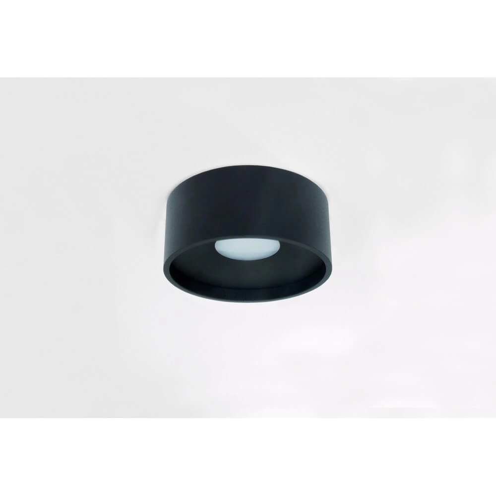Sleek ceiling lamp Oran Ø 12cm black Artdelight 8719831731176