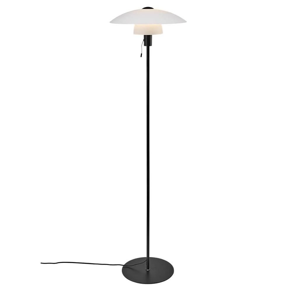 Modern floor lamp Verona black and white Nordlux 5704924001659