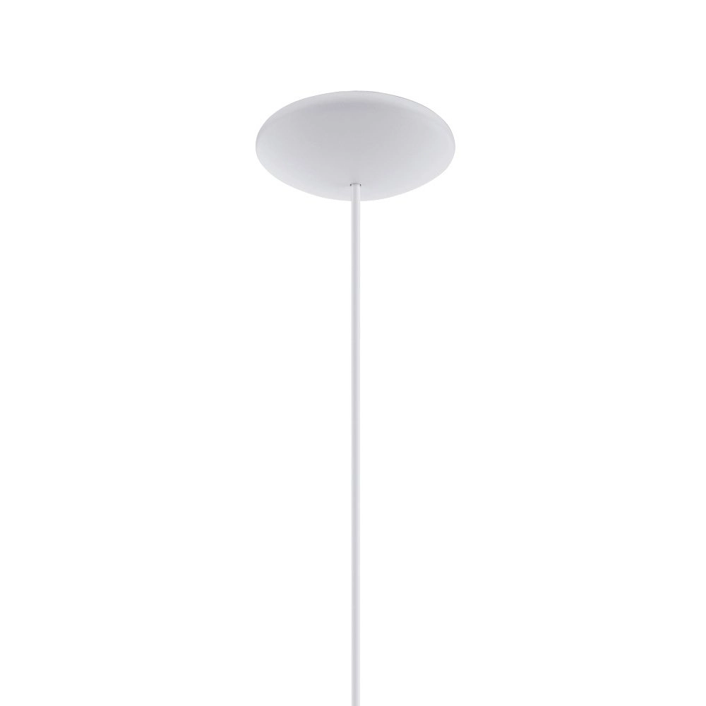 Pendant lamp Sabinar 28cm white with wood brown Eglo 9008606299980
