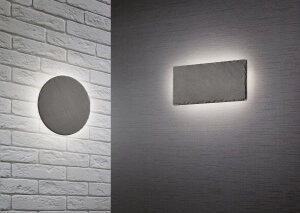 Slate wall lamp Raven Square 25cm slate gray Trio 4017807465914