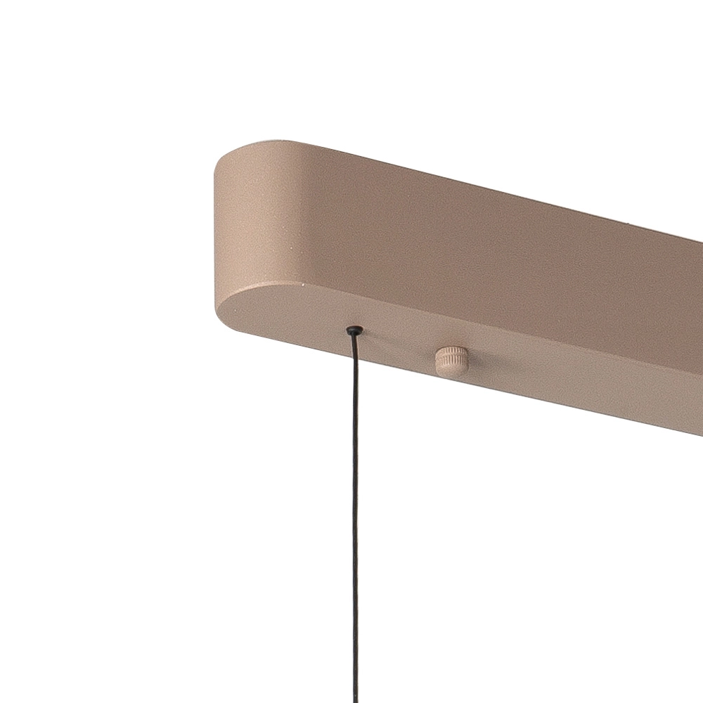 Design pendant lamp Quinn sand brown 118cm Highlight 8718379050794