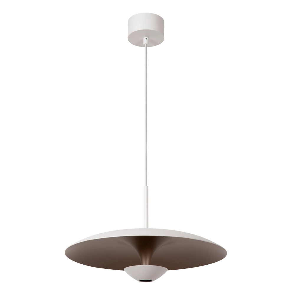 Design pendant lamp Kenneth white Ø 40cm Premium by Lucide 5411212410474