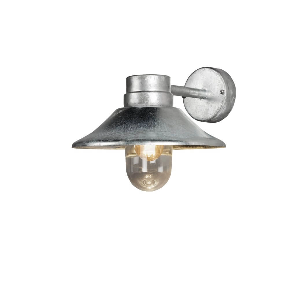 Rural wall lamp Vega brushed metal
