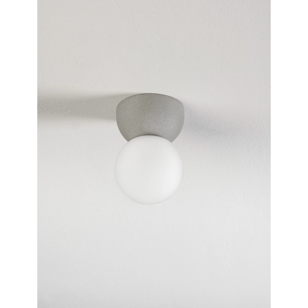 Ceiling lamp Zero concrete gray with white Lyora 5212017464453