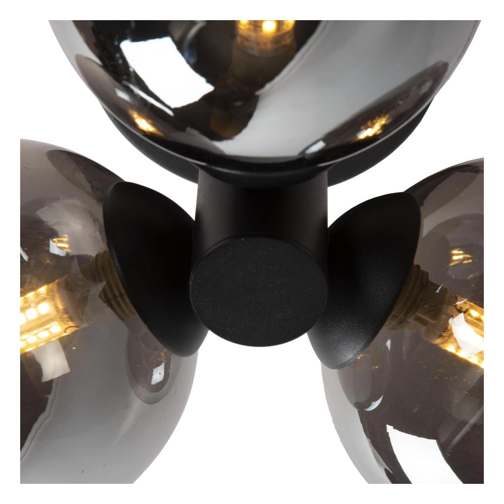 Ceiling lamp Trudy black 3-lights Lucide 5411212741028