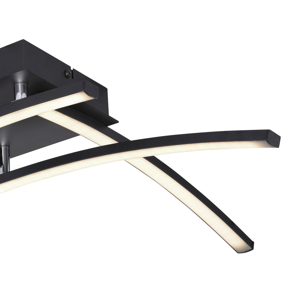 Black ceiling lamp Tansy I Design black Globo 9007371404605