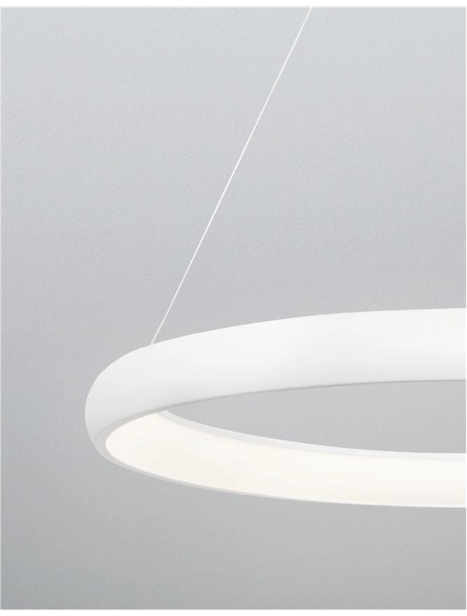 Design pendant lamp Albi white Ø 61cm Lyora 5212017416902