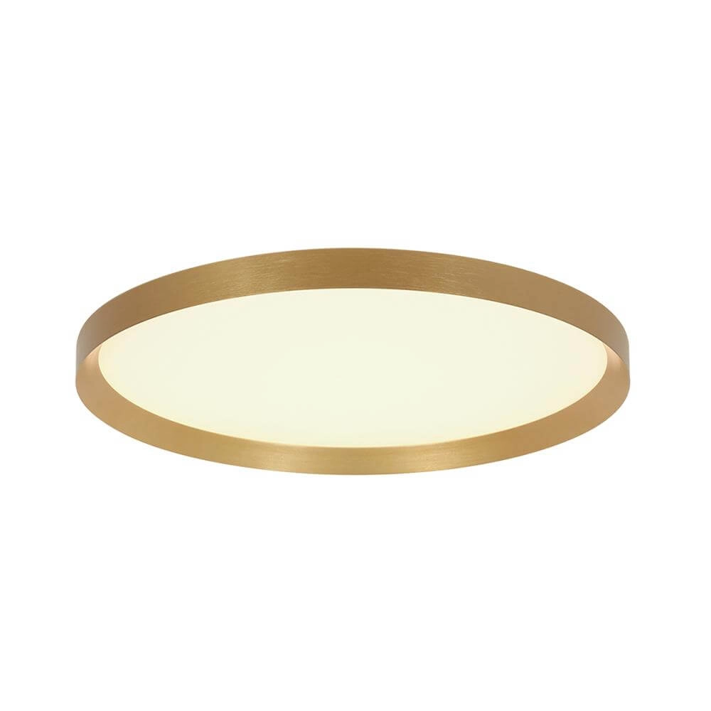Sleek ceiling lamp Flady gold Ø 40cm