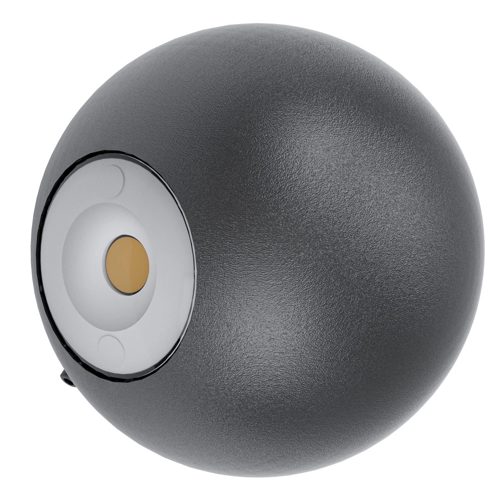 Sleek wall lamp Abugo Black Eglo 9002759755478
