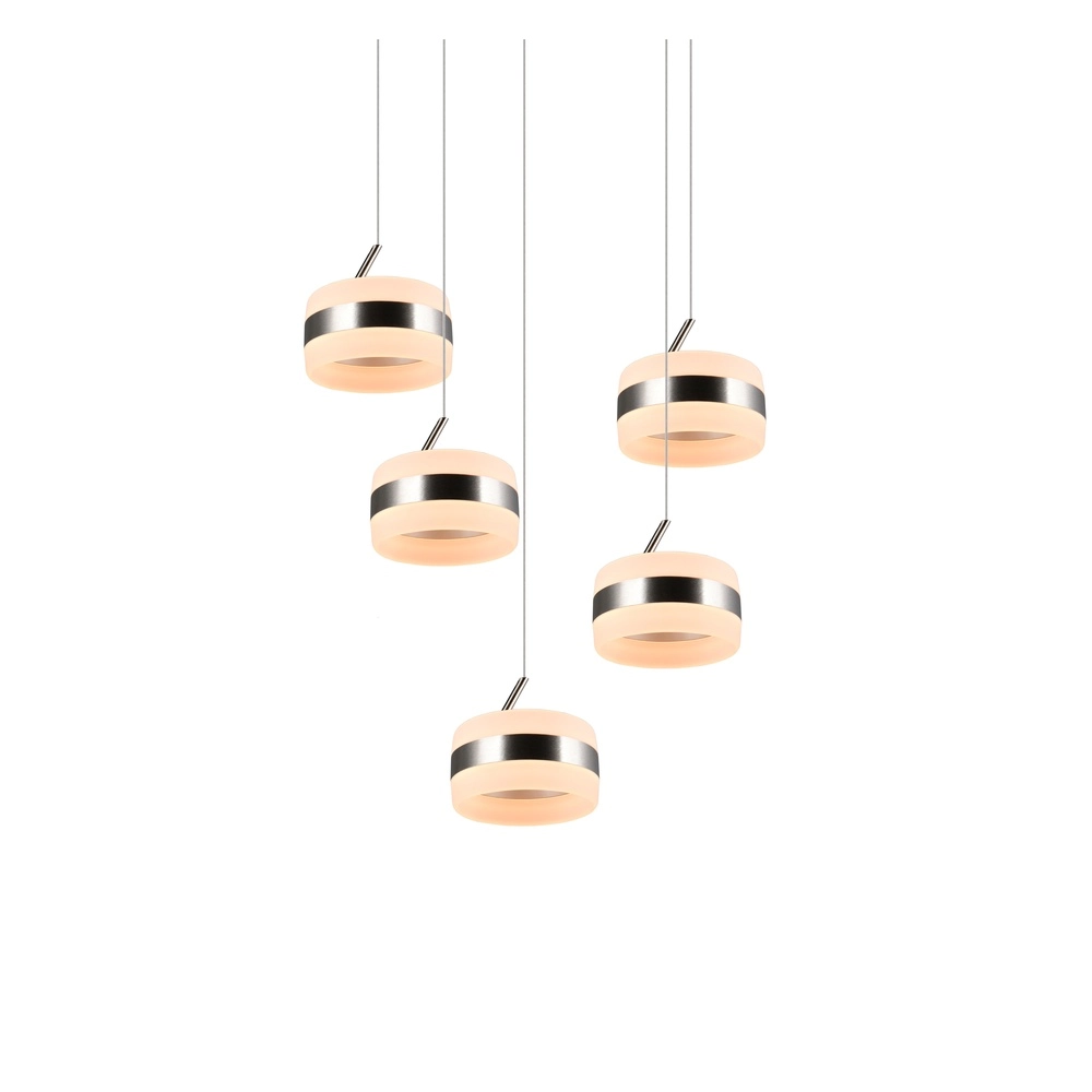 Design pendant lamp Dios nickel 5-lights Trio 4017807657685