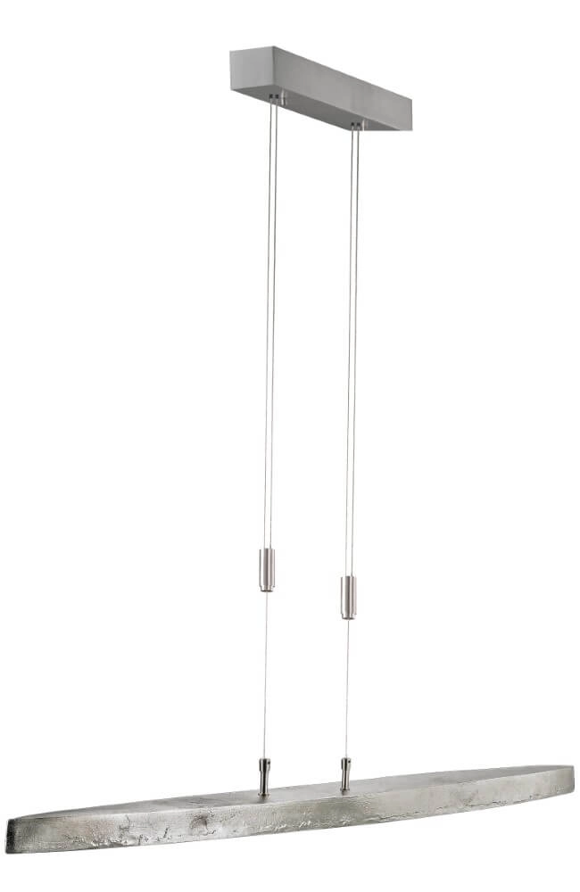 Nickel hanging lamp Colmar with led