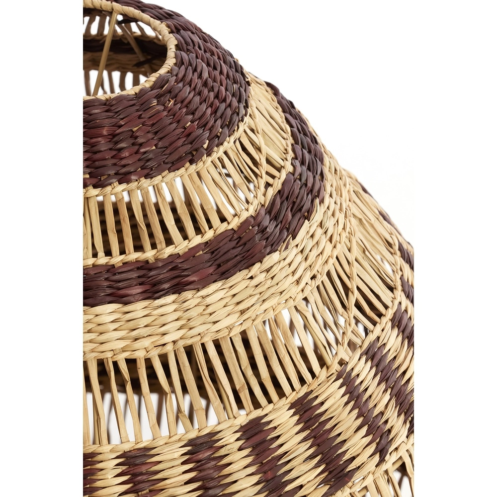 Rattan pendant lamp Soluna Ø 56cm - dark brown natural Light & Living 8717807836788