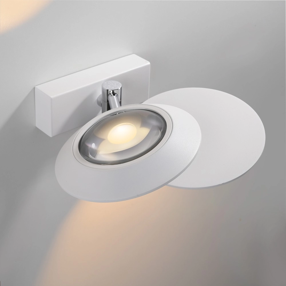 2L led wall light Pure Oculis white Paul Neuhaus 4012248397015