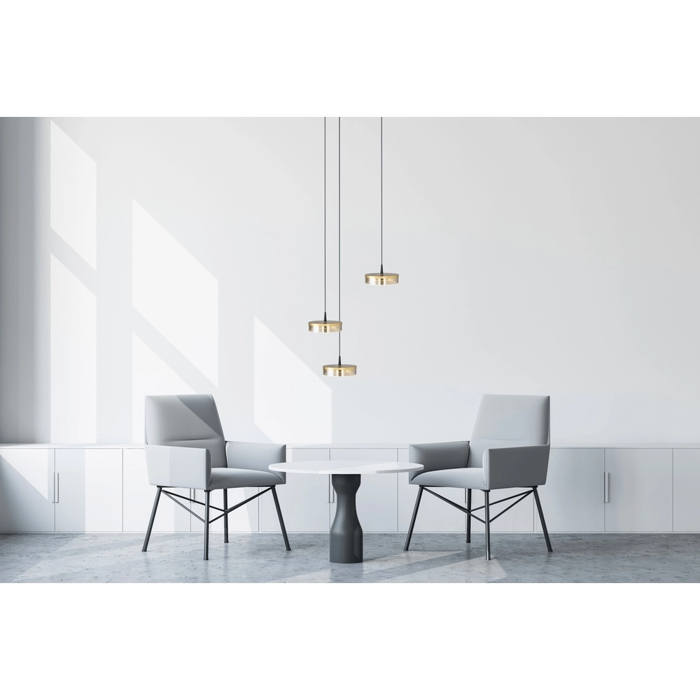3-light pendant lamp Imperia Ø 35cm black with gold Masterlight 8718121348186